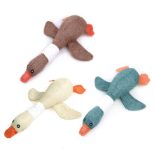 Duck Shaped Squeaky Dog Puppy Teething Chew Toys